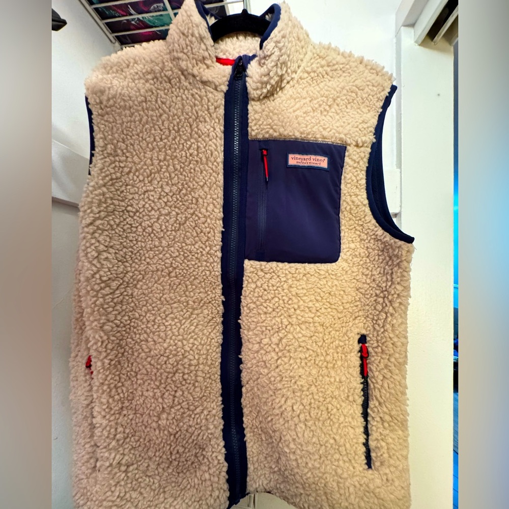 Vineyard Vine fur vest